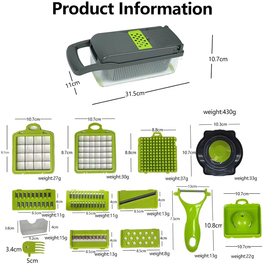 8 in 1 Vegetable Chopper