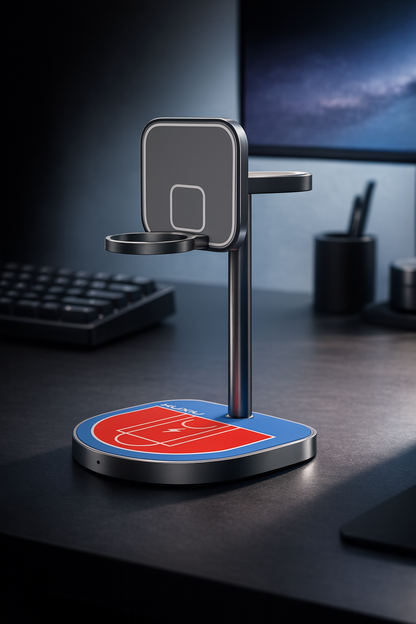 Basketball Inspired 3-in-1 Wireless Charger