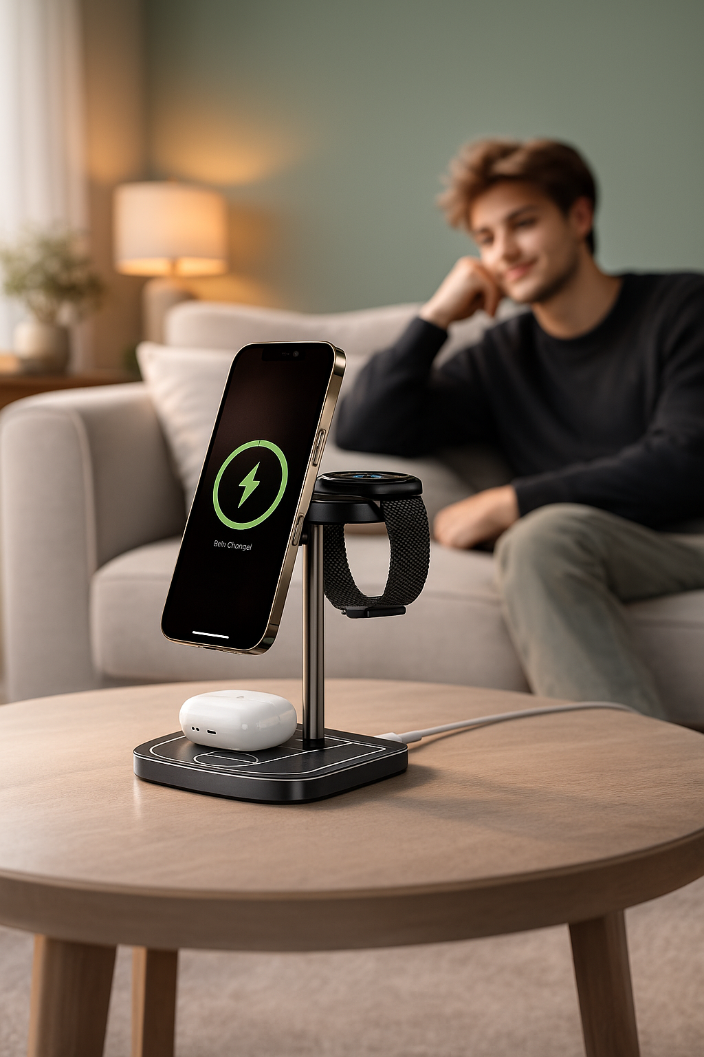 Basketball Inspired 3-in-1 Wireless Charger
