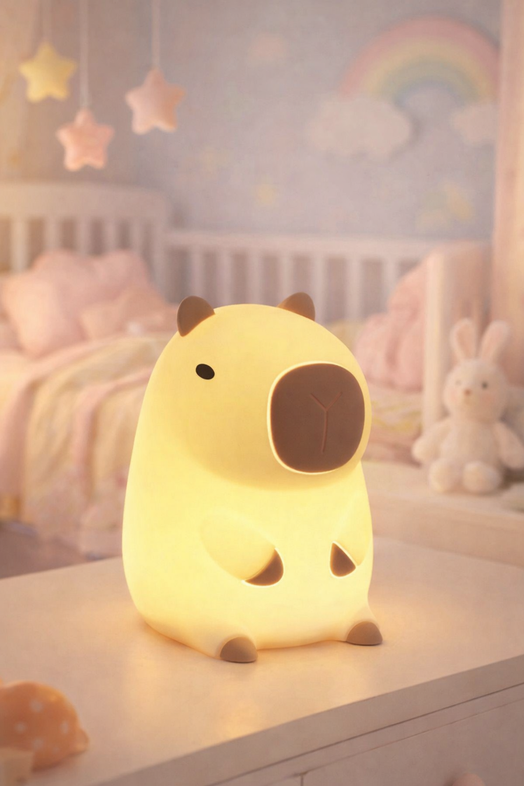 Cute Capybara LED Night Light