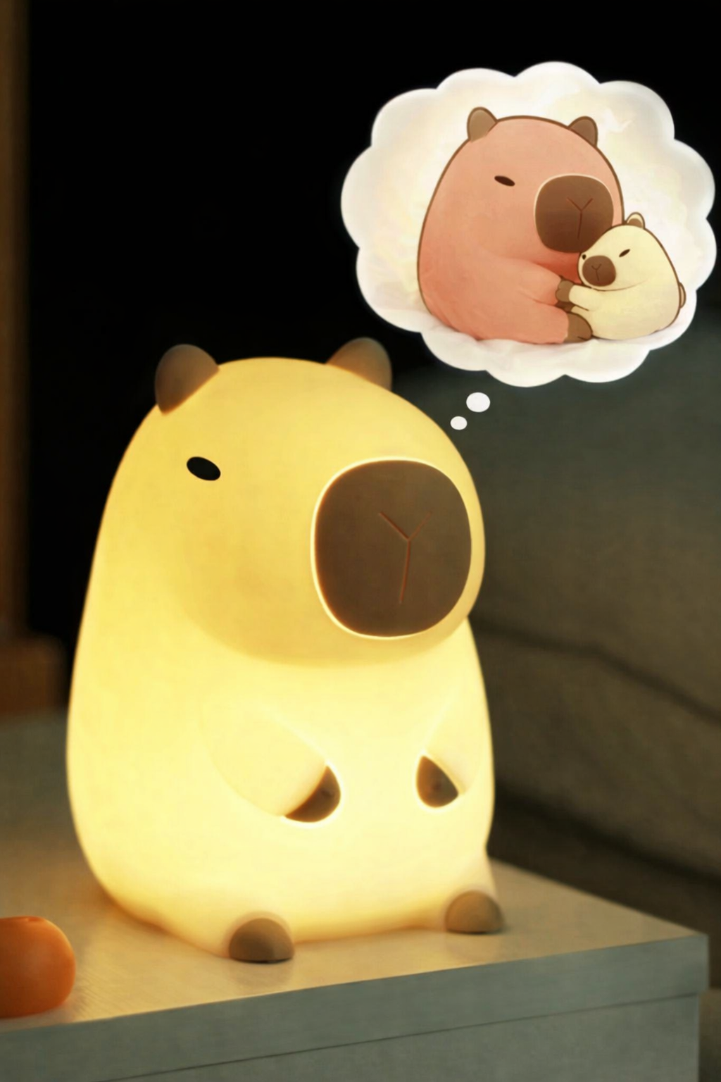 Cute Capybara LED Night Light