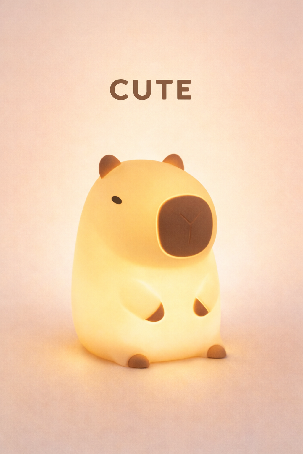 Cute Capybara LED Night Light