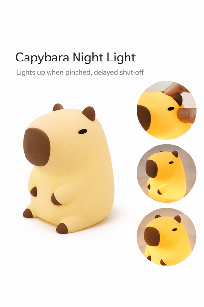 Cute Capybara LED Night Light