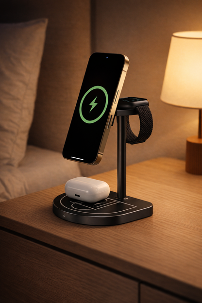 Basketball Inspired 3-in-1 Wireless Charger