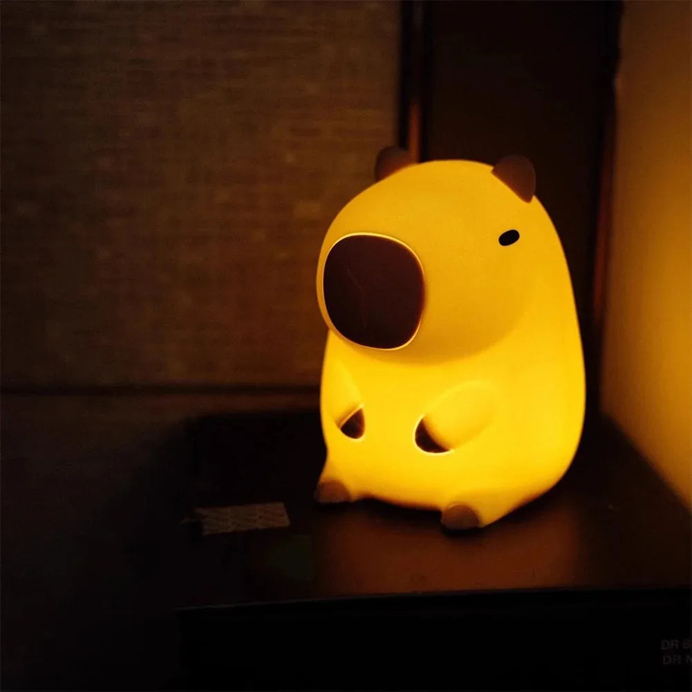 Cute Capybara LED Night Light