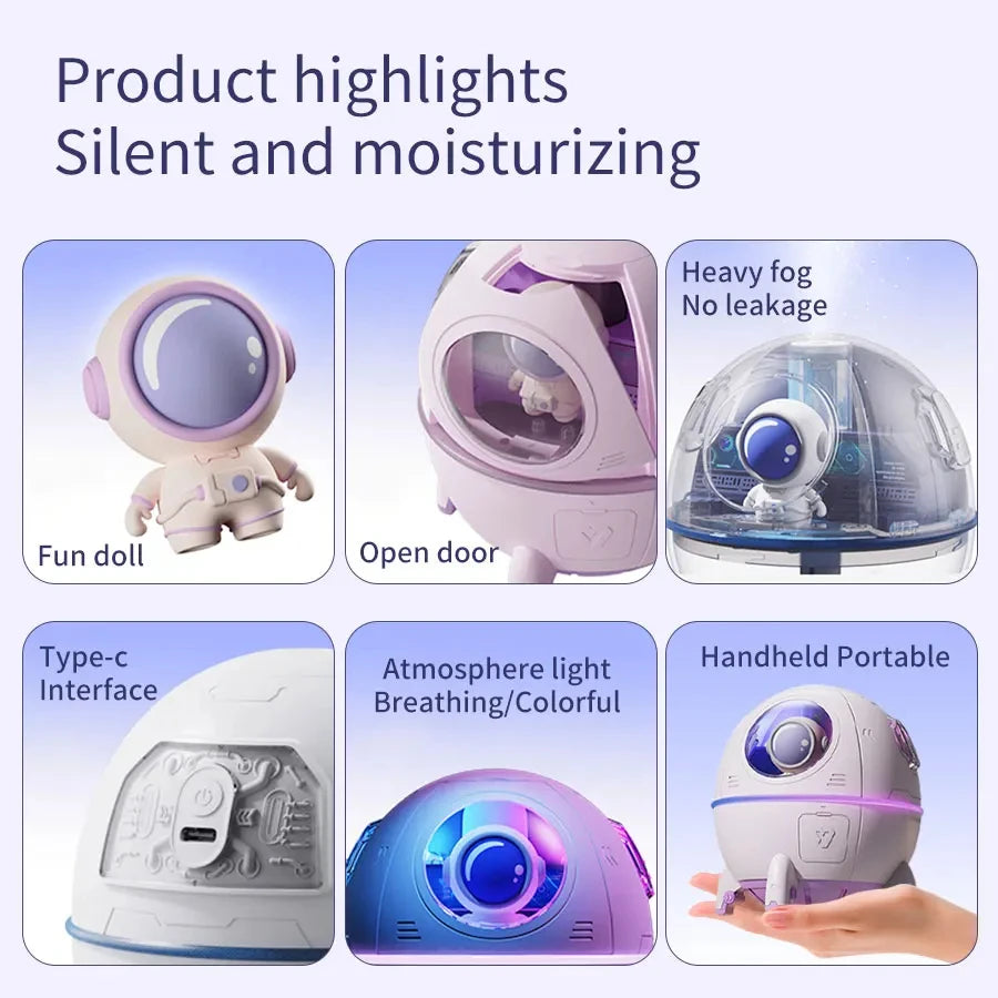 Space Capsule Ultrasonic Humidifier