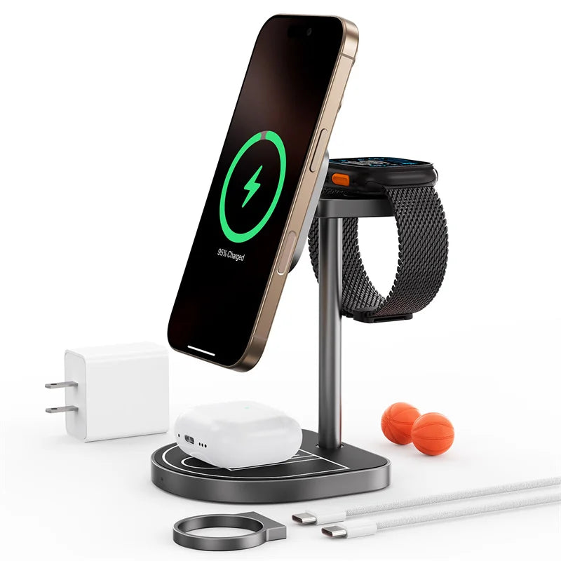 Basketball Inspired 3-in-1 Wireless Charger