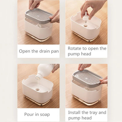 Press-Top Dish Soap Dispenser