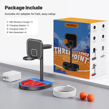 Basketball Inspired 3-in-1 Wireless Charger