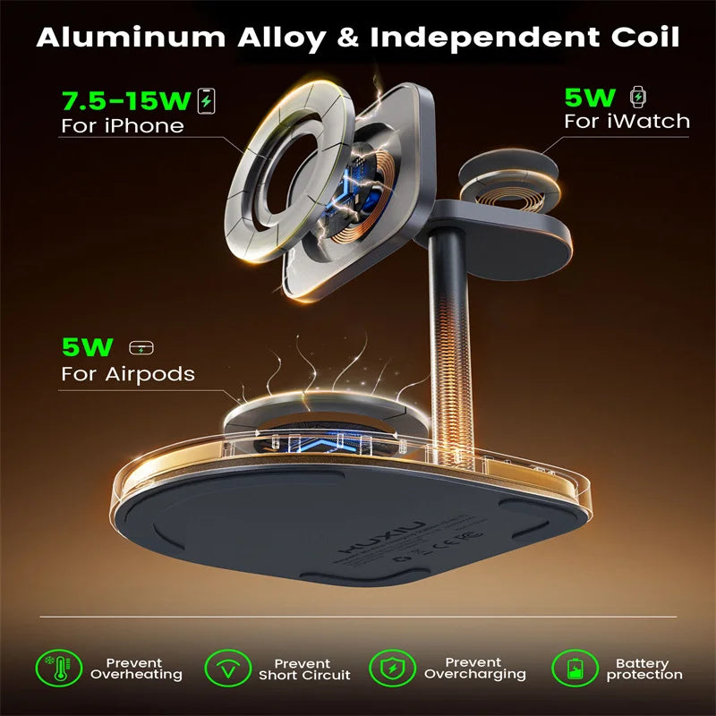 Basketball Inspired 3-in-1 Wireless Charger