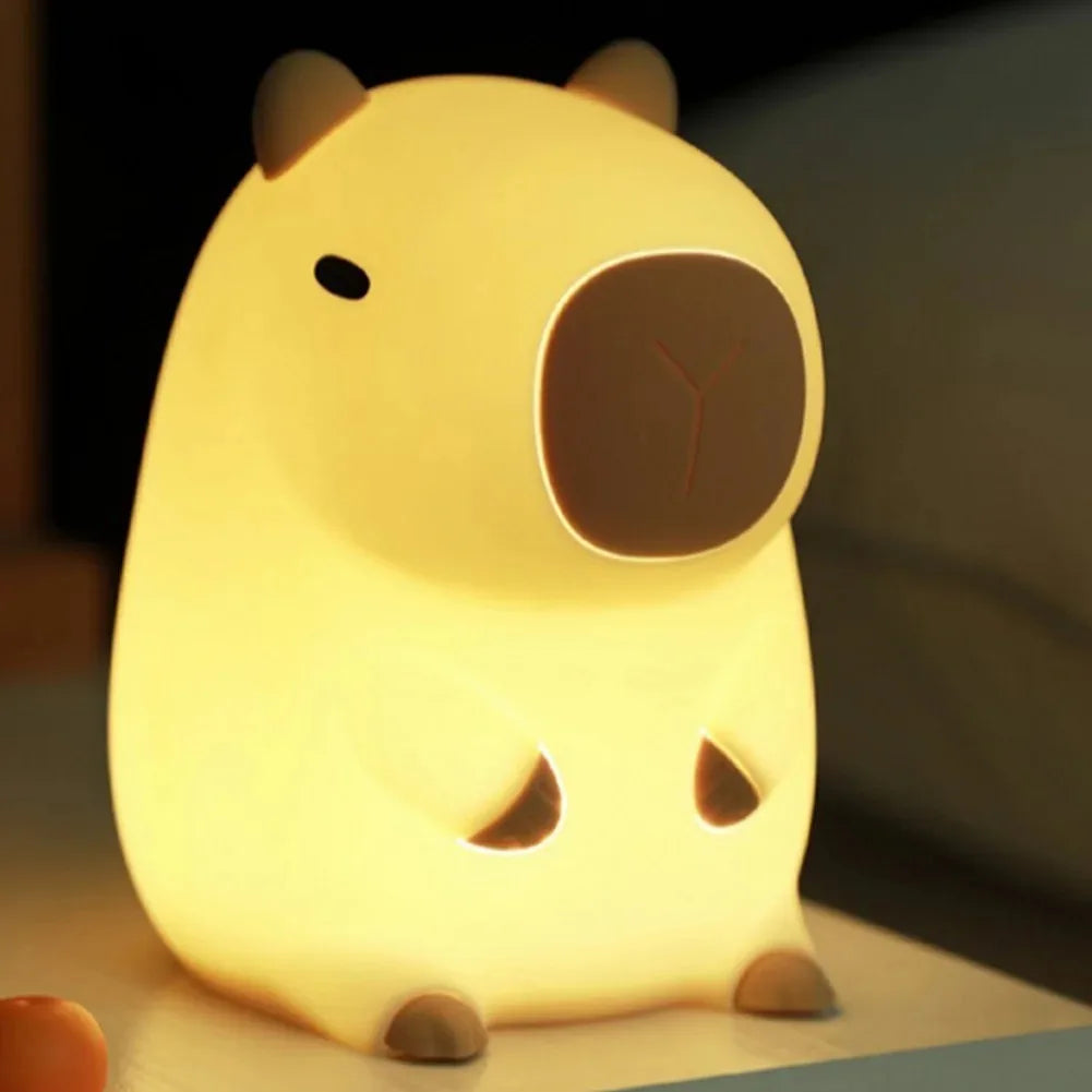 Cute Capybara LED Night Light